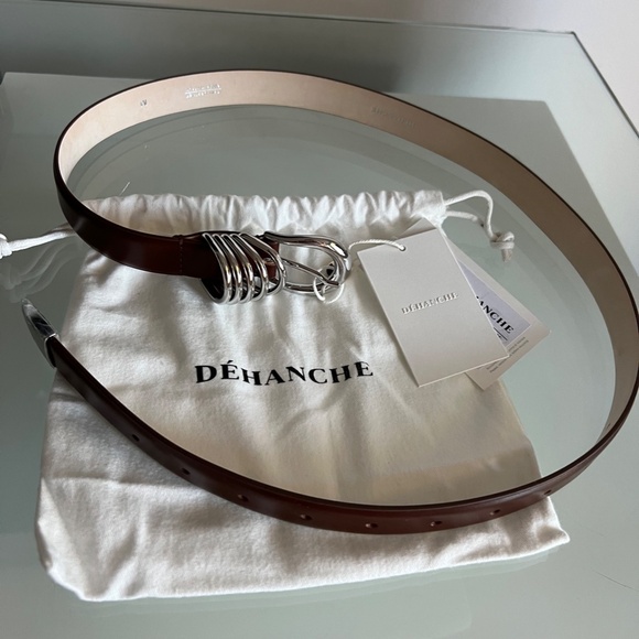 DEHANCHE Hollyhock Silver Syrup Mahogany Belt - Picture 13 of 16